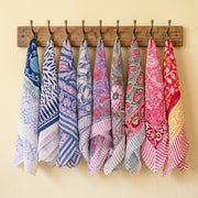 Lightweight Cotton Bandana – Breathable Fabric Perfect for Summer, Travel & Outdoor Use - 9pcs